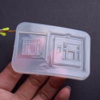 DIY Epoxy Mal Set, Silicone, plated, Duurzame, duidelijk, 80x53x7mm, Verkocht door PC