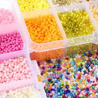 Rainbow Χάντρες Seed, Ποτήρι, DIY, περισσότερα χρώματα για την επιλογή, 128x65x23mm, Sold Με Ορισμός