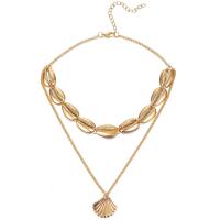 Mode Multi Layer halsband, Zink Alloy, med 2.75 inch extender kedja, plated, för kvinna & multi-strand, fler färger för val, 32.5cm,28.5cm, Säljs av Strand