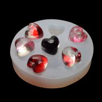 ENSEMBLE de moules époxy DE DIY, silicone, Rond, Placage, durable, transparent, 90x18mm, Vendu par PC