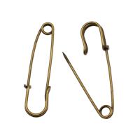 Zinc Alloy Kilt Pin, forgyldt, 60x16x2mm, Længde Ca. 60 mm, Ca. 100pc'er/Bag, Solgt af Bag