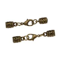 Zinc Alloy Lobster Claw Cord Clasp, forgyldt, flere farver til valg, nikkel, bly & cadmium fri, 13x7x7mm, Ca. 100pc'er/Bag, Solgt af Bag