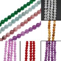 Blandet Gemstone perler, Ædelsten, Runde, poleret, du kan DIY & facetteret, flere farver til valg, Solgt Per 30 cm Strand