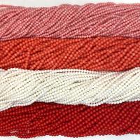 Natural Coral Beads Round Random Color 2-14mm Sold Per 39-40 cm Strand