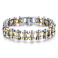 Edelstahl Schmuck Armband, plattiert, Modeschmuck & verschiedene Größen vorhanden & für den Menschen, keine, 12mm, verkauft von Strang