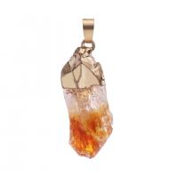 Quartz Gemstone Pendants Natural Stone with Quartz irregular 20-30mm Sold By PC