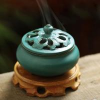 Traditional Ceramic Inserted Burner Incense Seat Porcelain plated for home and office & durable Sold By PC