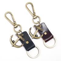 Zinc Alloy Key Clasp with PU Leather for man nickel lead & cadmium free Sold By PC