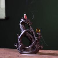 Backflow Incense Burner Purple Clay plated for home and office & durable Sold By PC