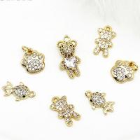 Cubic Zirconia Micro Pave Brass Pendant 18K gold plated & micro pave cubic zirconia Sold By PC