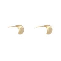 Brass Stud Earring plated fashion jewelry & for woman gold nickel lead & cadmium free Sold By Pair