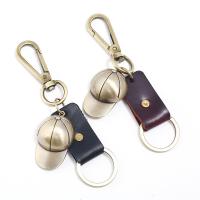 Zinc Alloy Key Clasp with PU Leather for man nickel lead & cadmium free Sold By PC