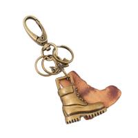 Zinc Alloy Key Clasp with PU Leather for man nickel lead & cadmium free Sold By PC