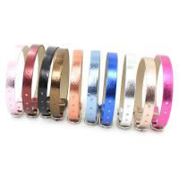 PU cavo bracciali, placcato, gioielli di moda & unisex, nessuno, 210x8mm, Venduto da filo