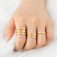 Nerūdijantis plienas Cuff Finger Ring, padengtą, Bižuterijos & moters, daugiau spalvų pasirinkimas, Pardavė PC