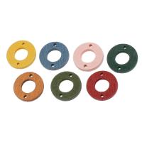 madera Conector, más colores para la opción, 18x3mm, agujero:aproximado 1mm, Vendido por UD