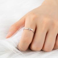 Nerūdijantis plienas Cuff Finger Ring, padengtą, Bižuterijos & moters, daugiau spalvų pasirinkimas, 10mm, Pardavė PC