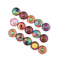 Cabochons en cristal, Rond, temps bijou bijoux & émail, plus de couleurs à choisir, 30PC/sac, Vendu par sac