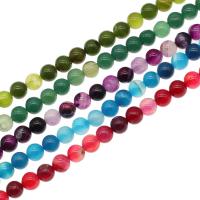 Natuurlijke Lace Agaat kralen, Ronde, DIY, meer kleuren voor de keuze, 8mm, 47pC's/Strand, Verkocht door Strand