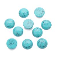 Gemstone Cabochons, turkoois, Ronde, plated, DIY & verschillende grootte voor keus, meer kleuren voor de keuze, 20pC's/Bag, Verkocht door Bag