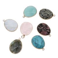 Gemstone Pendants Jewelry Brass with Gemstone faceted Sold By PC