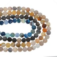 Laugh Rift Agate Kraal, Ronde, DIY & frosted, meer kleuren voor de keuze, 8MM,10MM, Per verkocht 15 inch Strand