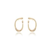 Messing oorbelknoppen, gold plated, voor vrouw, Verkocht door pair