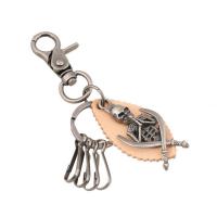 Zinc Alloy Key Clasp with PU Leather for man Sold By PC