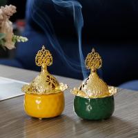 Traditional Ceramic Inserted Burner Incense Seat Porcelain plated for home and office & durable Sold By PC