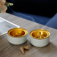 Traditional Ceramic Inserted Burner Incense Seat Porcelain plated for home and office & durable Sold By PC