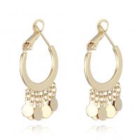 Huggie Hoop Drop Earring Brass for woman Sold By Pair