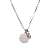 Stainless Steel Trui Collier, Roestvrij staal, gepolijst, verschillende stijlen voor de keuze & voor de mens, 21x22mm, Per verkocht Ca 17.72 inch Strand