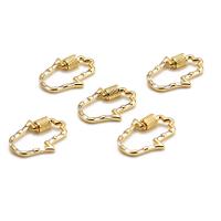 Zinklegering strass hangers, Zinc Alloy, Hand, met strass, gouden, 2x2.50mm, Verkocht door PC