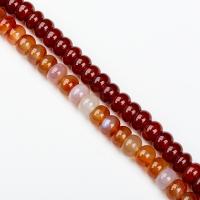 Naturlig röd agat pärlor, Red Agate, Abacus, polerad, fler färger för val, 10x14mm, Säljs av Strand