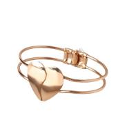 Brazalete de Aleación de Zinc, chapado, para mujer, dorado, longitud 45 cm, Vendido por UD