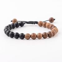 Holz Armbänder, unisex, gemischte Farben, 8mm, Länge 6.5-7.5 ZollInch, verkauft von PC