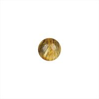 Natural Quartz Jewelry Beads Rutilated Quartz Round DIY golden Sold By PC