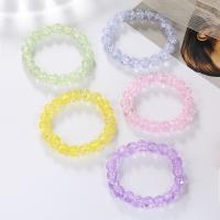 Bracelets quartz, Cristal craquelé, avec fil élastique, pour femme, plus de couleurs à choisir, 10mm, Longueur 15 pouce, Vendu par PC