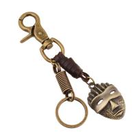 Zinc Alloy Key Clasp with PU Leather Unisex nickel lead & cadmium free Sold By PC