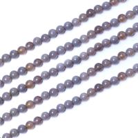 Natural Grey Agaat kralen, Grijze Agaat, Ronde, DIY, grijs, Per verkocht 38 cm Strand