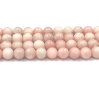 Pink Opal Bead, Runde, poleret, du kan DIY, lyserød, Solgt Per 38 cm Strand