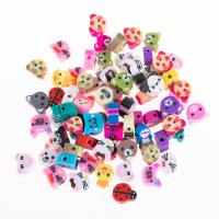 Abalorios de FIMO, Arcilla polimero, Animal, chapado, Bricolaje, multicolor, 10mm, 50PCs/Bolsa, Vendido por Bolsa