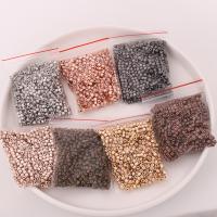 Perles en plastique ABS, Carré, Placage, DIY, plus de couleurs à choisir, 3x3mm, 500PC/sac, Vendu par sac