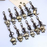 Zinc Alloy Key Clasp with PU Leather Chinese Zodiac & for man nickel lead & cadmium free Sold By PC