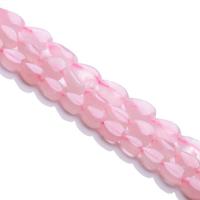 Natuurlijke Rose Quartz parels, Rozenkwarts, Hart, gepolijst, DIY, roze, Lengte 38 cm, Verkocht door PC