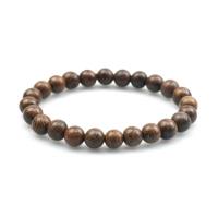 Gemstone Bracciali, Pietra naturale, with legno, Cerchio, unisex & anti-fatica, nessuno, 8mm, Lunghezza 19 cm, Venduto da PC