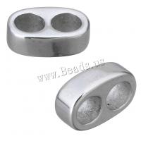 Nerezový distanční korálky, Nerez, double-hole, Původní barva, 12x4x7.50mm, Otvor:Cca 4mm, 10PC/Lot, Prodáno By Lot