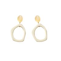 Resin Drop Earring, mode smykker & for kvinde & hule, 55x30mm, Solgt af par