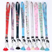 Cell Phone Lanyard, Polyester, Udskrivning, flere farver til valg, 490x20mm, Solgt af PC