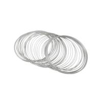 ROSTFRITT STÅL wire, silver pläterad, 0.58mm, Ca 370m/KG, Säljs av KG